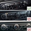 4PCS Air Conditioner Headlight Switch Knob Cover Compatible with Jeep