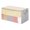 Whitmor Bolsa Organizadora Ropa Almohadas Closet Practico 34x62cm Color Gris
