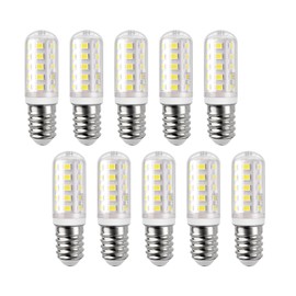 EXTRASTAR E14 Cooker Hood LED Bulbs 3W, 6500K Cool White Daylight, 380LM, 34W Equivalent, Energy Saving Lightbulbs, Non-Dimmable, Pack of 10