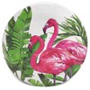 Bamboo Table Flamingo Tropics Dinner Plate, Set of 4