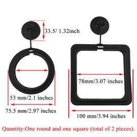 Acoeitl Fish Feeding Ring Fish Food Feeding Ring Food Feeder Circle with Suction Cup Stop Water Turbulence from Washing Food & Floating Plants into Filter Easy to Install Aquarium Assorted 2Pcs