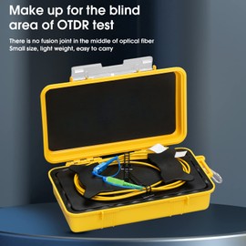 Duogalia OTDR Launch Cable Box 1KM SC/UPC-SC/APC SM（9/125） OTDR Fiber Optic Tester Extension Cord Dead Zone Eliminator