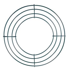 Metal Wreath Frame | Metal Round Wire Wreath Frame - Christmas Wreath Crafting Frame for Winter Holiday Decor Fake Flower Decor