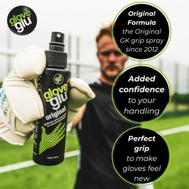 gloveglu 120ml Original Goalkeeper Glove Grip Spray for New/Match Goalkeeper Gloves