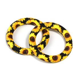 【B170】 Beads for DIY Projects: 15mm Round, Mixed Color, 30Qty PRINT, 50Qty SOLID Silicone Beads - B170:_YM705008 (3PCS)