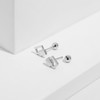Meissa Screw Back Stud Earrings for Womem Small Cute Link