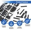 Seept 230Pcs Roll Pin Set SAE 1/16 5/64 3/32 1/8