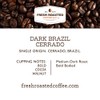 Fresh Roasted Coffee LLC, Dark Brazil Cerrado Coffee Pods, Medium-Dark