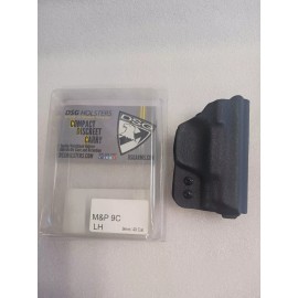 DSG Arms CDC Holster S&W M&P 9C 9mm/.40 Cal Left Hand Black Kydex.   (R17-F)