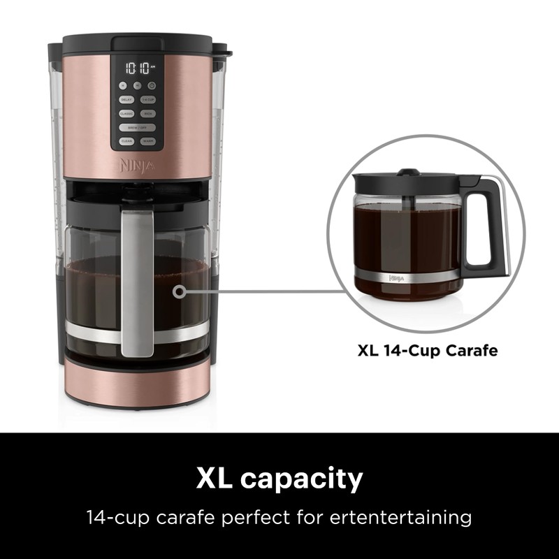 Ninja DCM201CP Programmable XL 14-Cup Coffee Maker PRO with Permanent