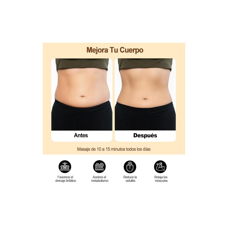 2PCS Cepillo de Masaje Meridiano, Desbloquea Meridianos, Púrpura