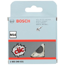 Bosch Professional SDS Clic M14 quick release nut (thickness - 14 mm, angle grinder accessories), 1 pack (packaging may vary)