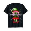Nurse Elf T-Shirt Christmas Family Christmas T-Shirt, black