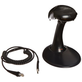 Voyager MS9520 General Duty Single-Line Barcode Scanner With USB Cable and Stand