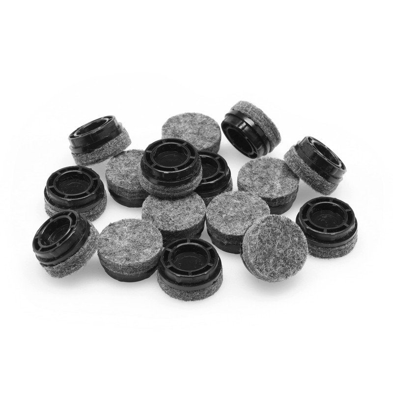 Slipstick GorillaGlides Replacement Slider Caps Screw-in Sliders (1 Inch Felt)