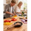Pyrilo Ceramic Spoon Rest ，6 Inch Spoon Holder for Stove,