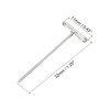 PATIKIL 1.25 Inch T-Pins, 100 Pack Stainless Steel Blocking Pin