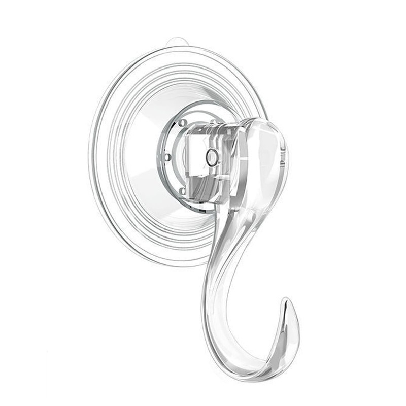Yesmin 2 Pack Suction Hooks Powerful Push and Lock Vacuum