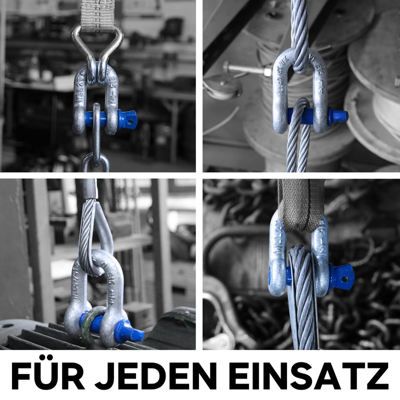 Shackle straight 0.5 t - 12 t | Shackle set