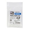 LogiLink KAB0001 Cable Ties, PA66, Pack of 100, Transparent, W: