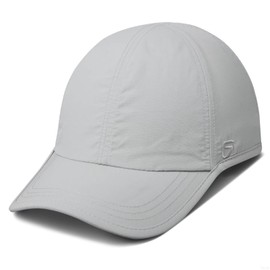 GADIEMKENSD Unstructured Hats Baseball Cap UPF 50+ Sun Quick Dry Light Breathable Trucker Hat Outdoor Hiking Fishing Run Golf Sports Dad Mesh Quick Drying A Go Running Hats for Unisex Light Gray XL
