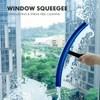 FOSHIO Window Squeegee with 18-Inch Large TPU Blade, All-Purpose Shower