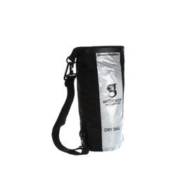 geckobrands Durable View (5L or Gallon) Dry Bag, PVC and Polyester Material, Shoulder Strap, Black