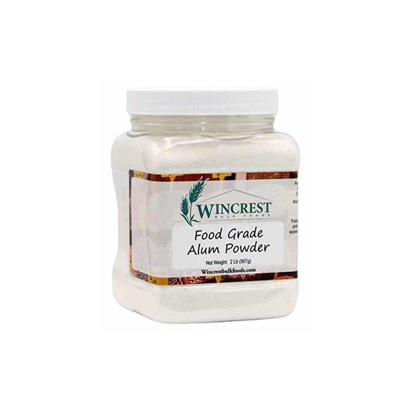 Alum Powder - Food Grade - 2 Lb Container
