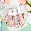 3 Pieces 30ml Dispenser Bottle Set for Essence Shampoo Conditioner,