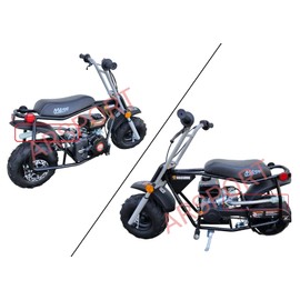 Exhaust Muffler for Massimo Mini Bike MB100 Mini Bike Off-Road Motorcycle.