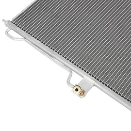 AZHZ 2342 Radiator with 4821 Condenser Aluminum Core Cooling Radiator for Ford Explorer 2002-2003