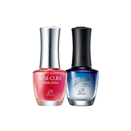 Bandi Nail Cure Pink Diamond Ampoule Set / 반디 네일큐어 핑크다이아 앰플 세트