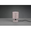 Reality Leuchten Marie R50980126 Table Lamp Ceramic Brown Fabric Shade
