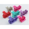 Fresh66 Metal Pen Holder with Pocket Clip (Blue Three Holes)