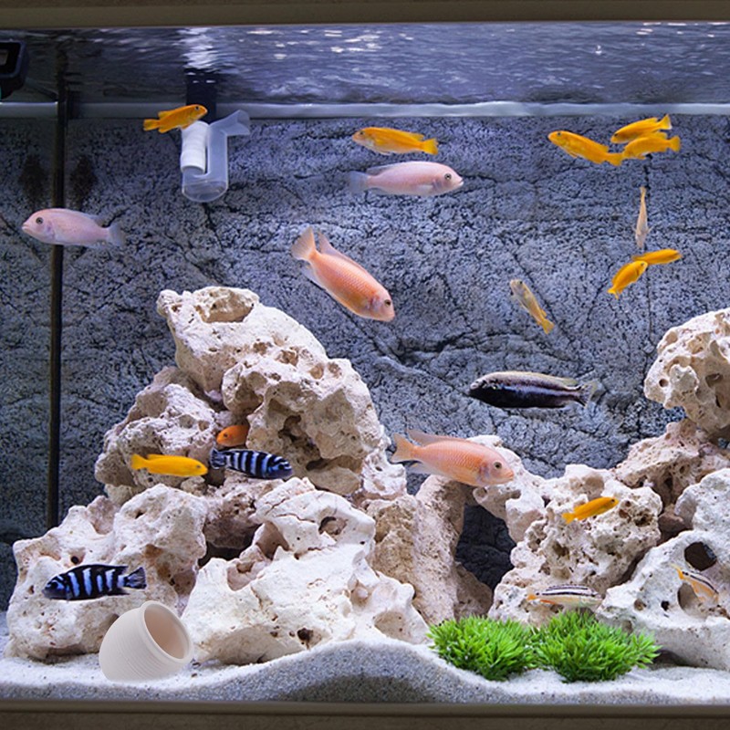 PENCK Aquarium Ceramic Jar Ornaments, Cute Betta Hideout Caves Fish