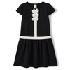 Gymboree Girls and Toddler Girls Short Sleeve Dressy Dresses, Black/White,