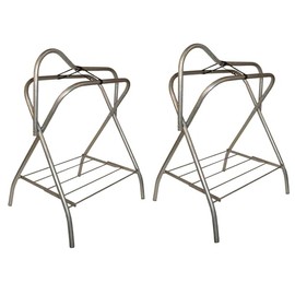 Country Pride Newport Blacksmith Folding Saddle Rack, 2 Pack