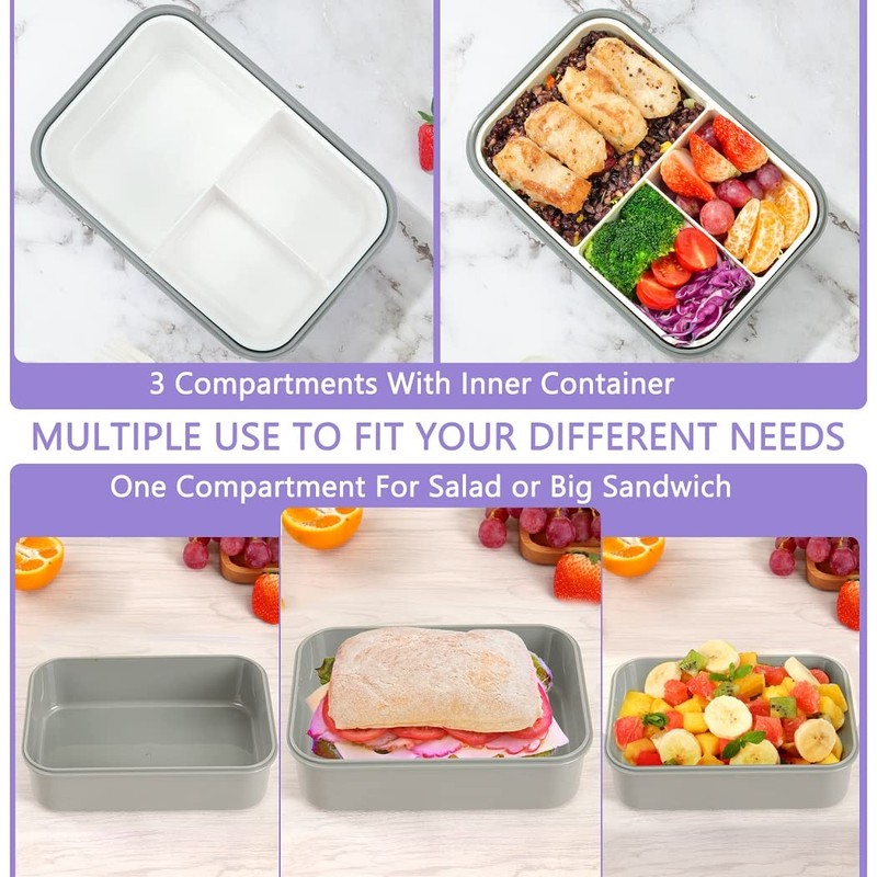 LOVINA Bento Boxes for Adults - 1100 ML Bento Lunch