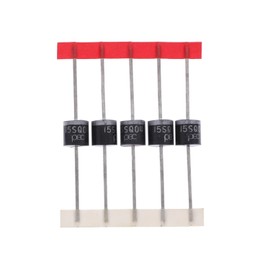 HUABAN 5PCS 15SQ045 Schottky Barrier Rectifier Bypass Blocking Diodes 15A 45V R-6 Axial 15 Amp 45 Volt