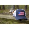 International Tie American Betsy Ross Flag Patriótico Trucker Gorra de