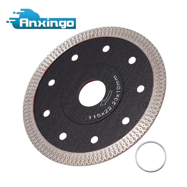 anxingo Porcelain Tile Turbo 4.5 Inch Diamond Dry Cutting Blade/Disc
