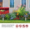 MultiFunctional Solar Ultrasonic Animal Repeller Outdoor Mouse Bird Repeller Device