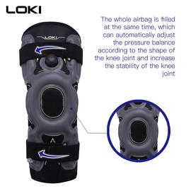 Loki 2 Loki AIRPLUS Inflatable Knee Pain Support Braces Compression Sleeves Patella