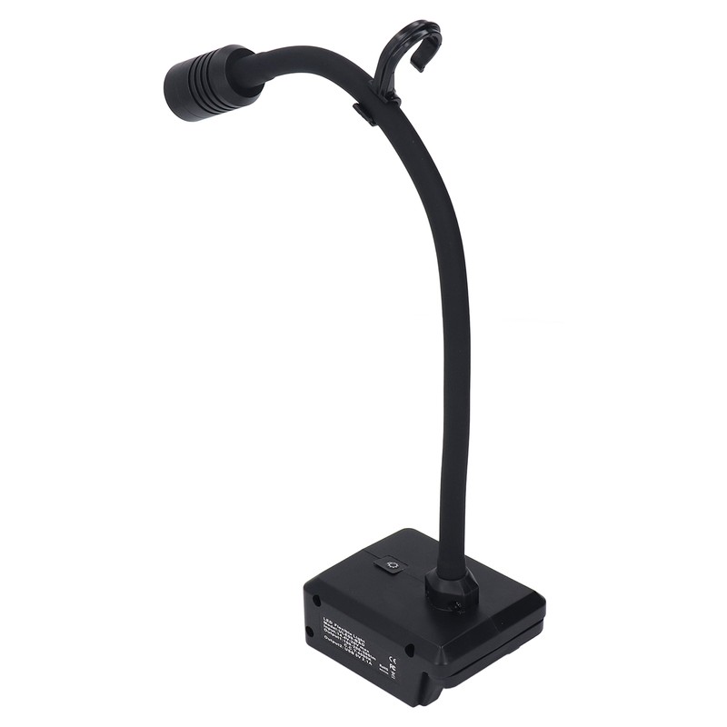 LED Work Light Cordless Gooseneck Lamp 3 Modes Dual USB