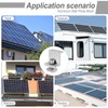 Solar Panel Bracket, Pack of 8 Solar End Clamps, 30