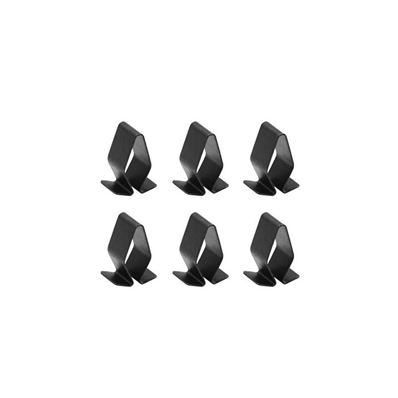 X AUTOHAUX 6pcs Metal Retainer Car Front Console Trim Clip