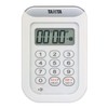 タニタ キッチン 勉強 学習 タイマー 防水 マグネット付き 100分 ホワイト TD-378