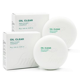 The Face Shop Oil Clear Skin Pact 9g+9g / 더페이스샵 오일클리어 스킨 팩트 9g+9g