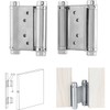CENPEK 2PCS 3 Inch Stainless Steel Two-Way Hinge Double Opening