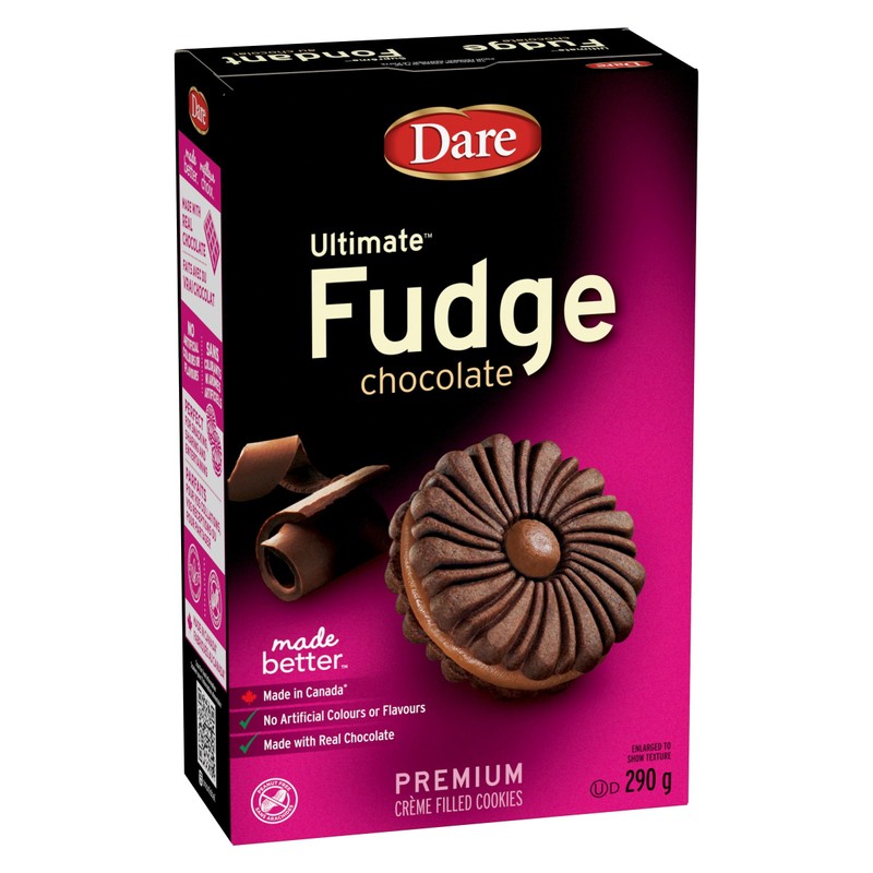 Dare Ultimate Fudge Chocolate Creme Cookies, 290g/10.2oz